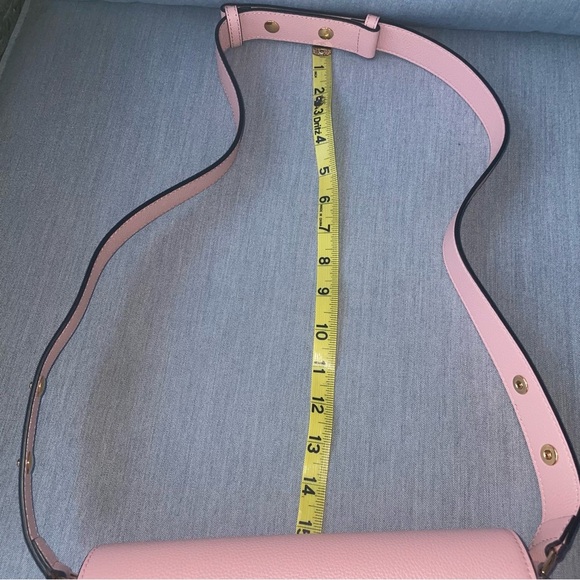 Pink Versace Convertible Crossbody Shoulder bag satchel saddle bag pink purse - Picture 9 of 16